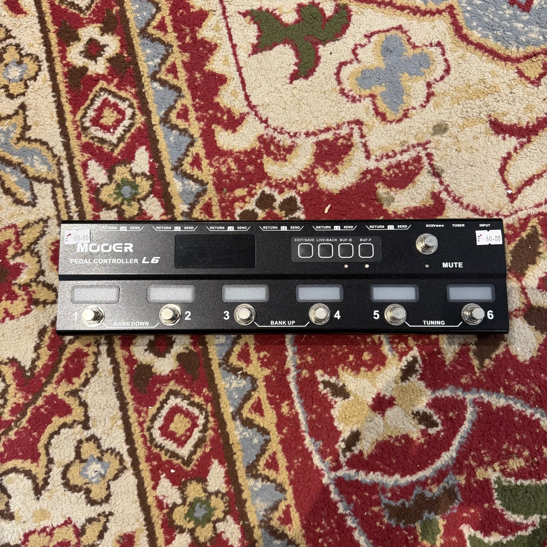 mooer l6 pedal controller Mooer L6 Pedal Controller And Switcher (Pre-Owned) – Music Vault
