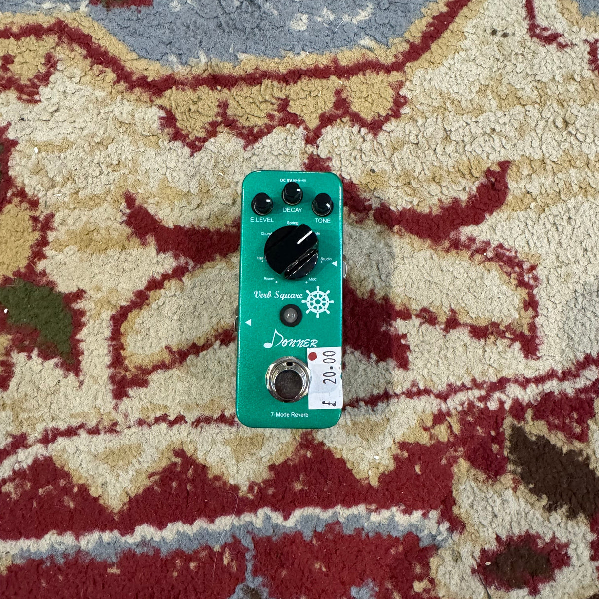 Donner Verb Square Mini Reverb Pedal (Pre-Owned)