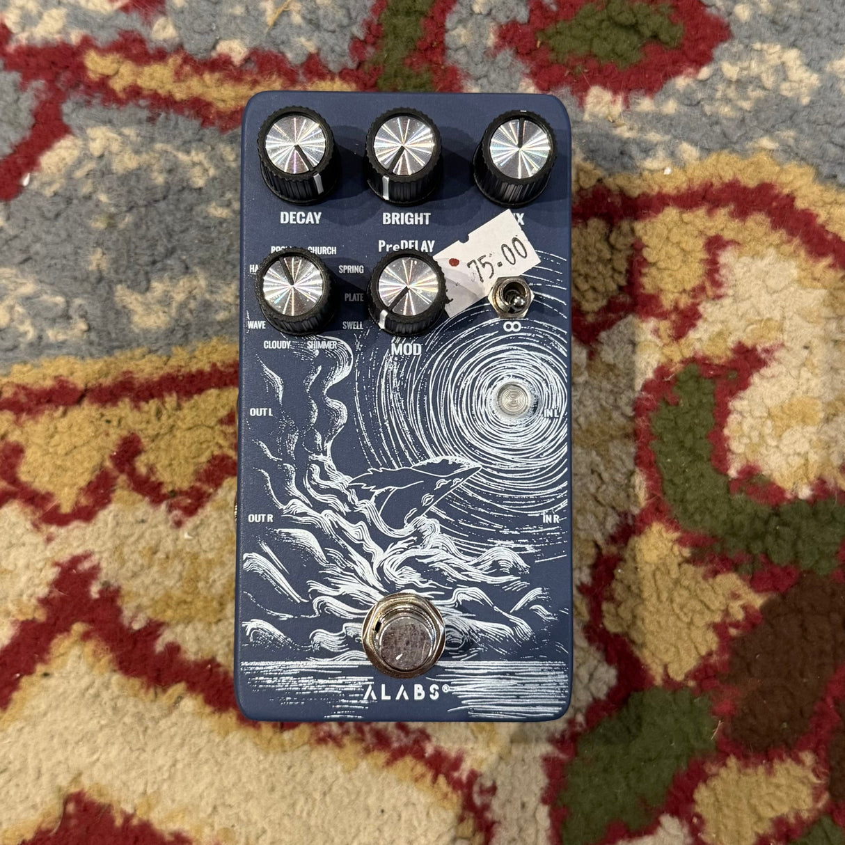 ALABS Audio Cetus Reverb Pedal (Pre-Owned)