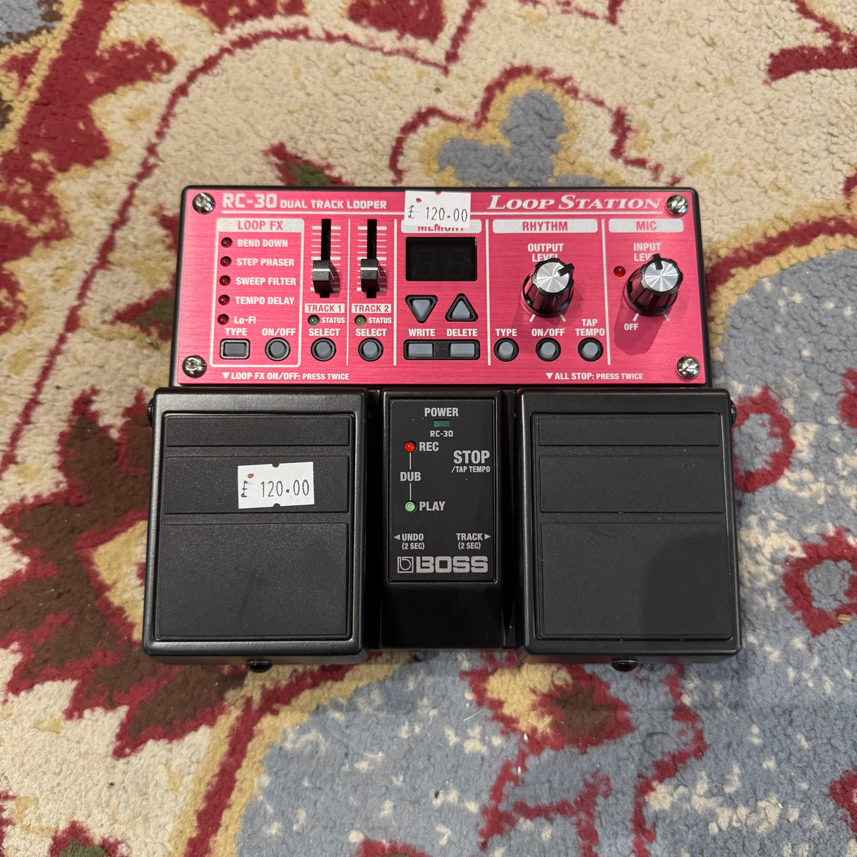Boss RC-30 Loopstation Dual Track Looper Pedal (Pre-Owned)