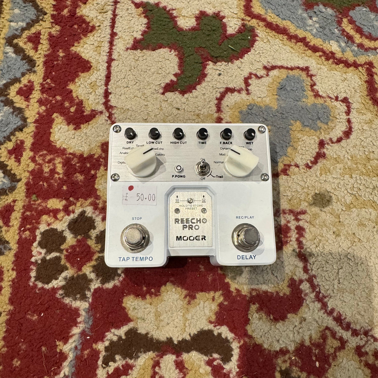 Mooer Reecho Pro Twin Digital Delay Pedal (Pre-Owned)