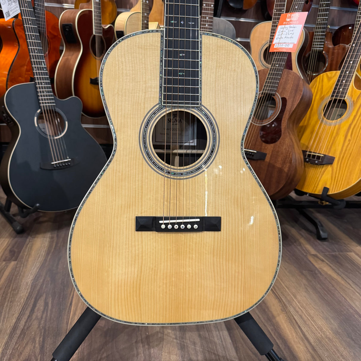 Sigma S000R-45VS Acoustic Guitar Natural (Pre-Owned)