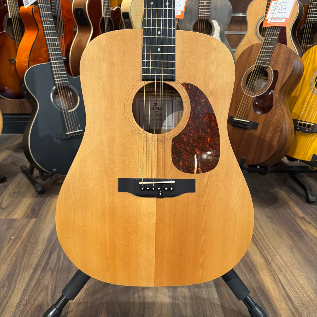 Sigma DM7E 7-String Electro Acoustic Guitar (Pre-Owned)