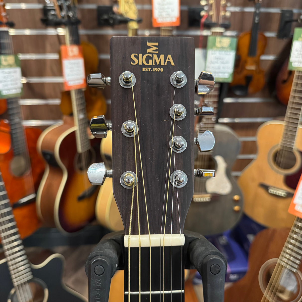Sigma DM7E 7-String Electro Acoustic Guitar (Pre-Owned)