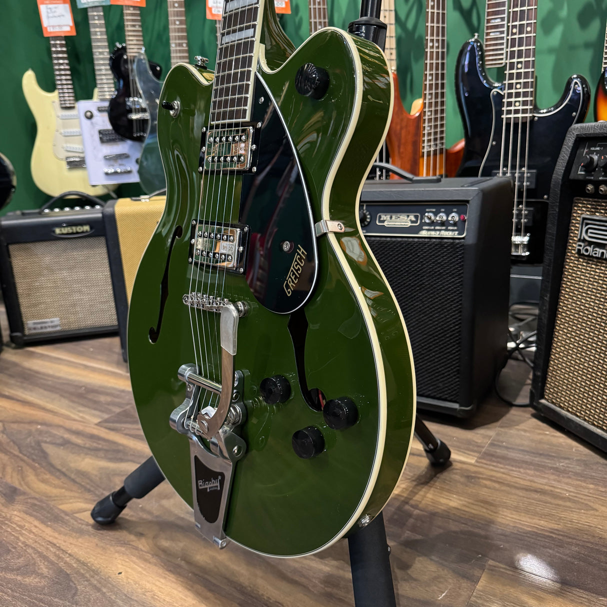 Gretsch G2622T Streamliner Center Block Double Cut With Bigsby Torino Green (Pre-Owned)