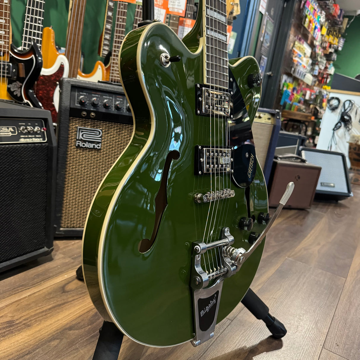 Gretsch G2622T Streamliner Center Block Double Cut With Bigsby Torino Green (Pre-Owned)
