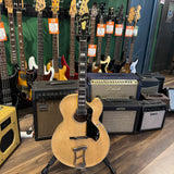 Hagstrom Jimmy Oval 1970's Archtop Jazz Guitar Natural (Pre-Owned)