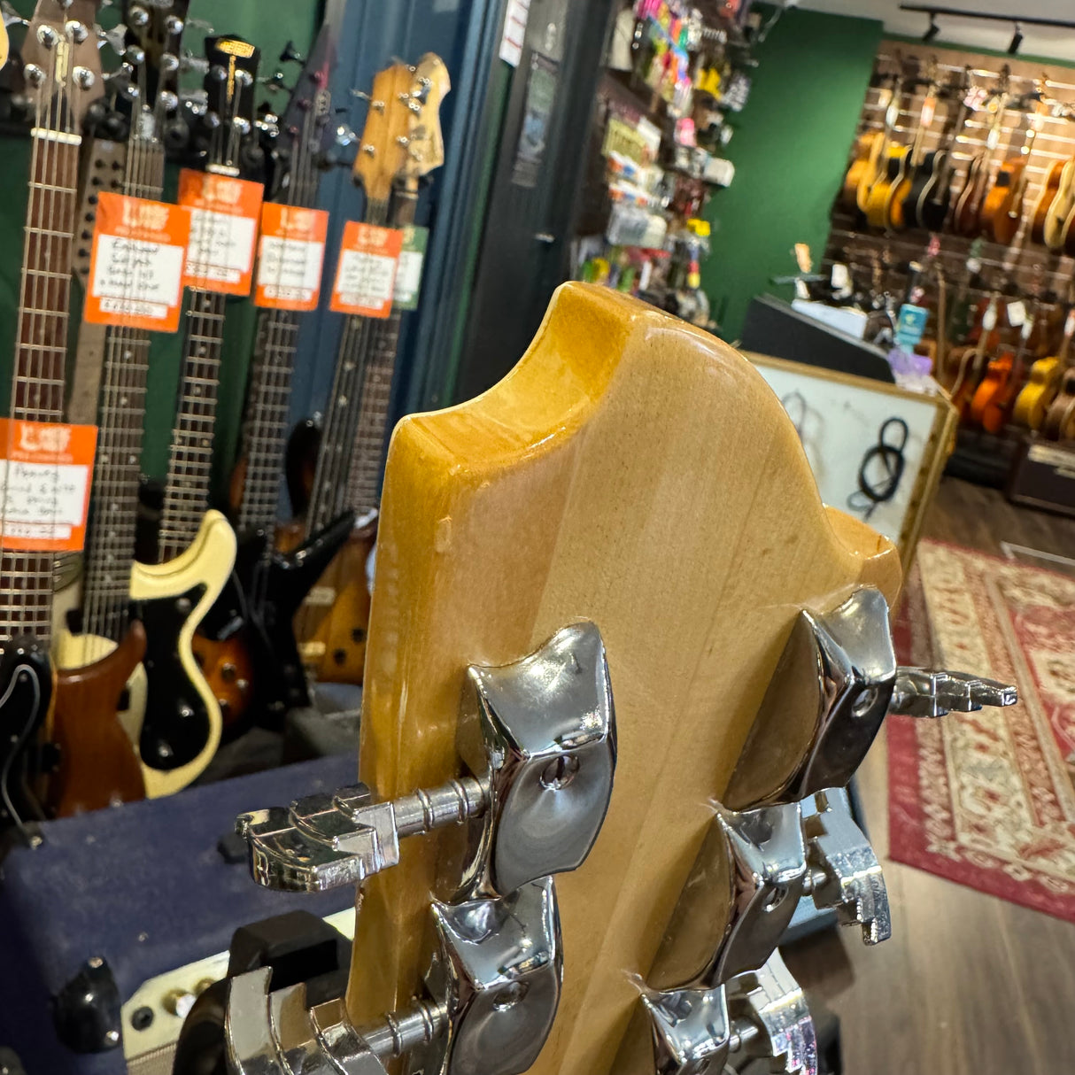 Hagstrom Jimmy Oval 1970's Archtop Jazz Guitar Natural (Pre-Owned)