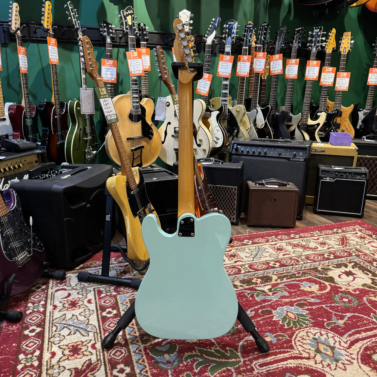 Stagg SET-CST SNB Vintage T Series Electric Guitar Blue (Pre-Owned)