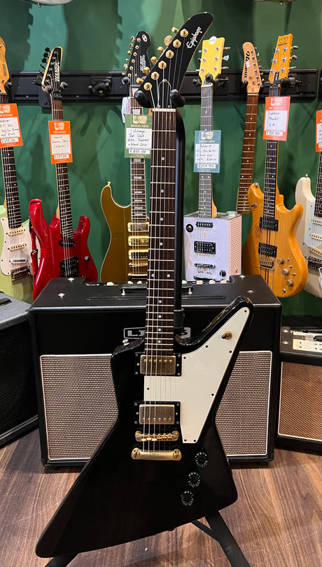 Epiphone Explorer Korean 2004 Ebony (Pre-Owned) - Music Vault