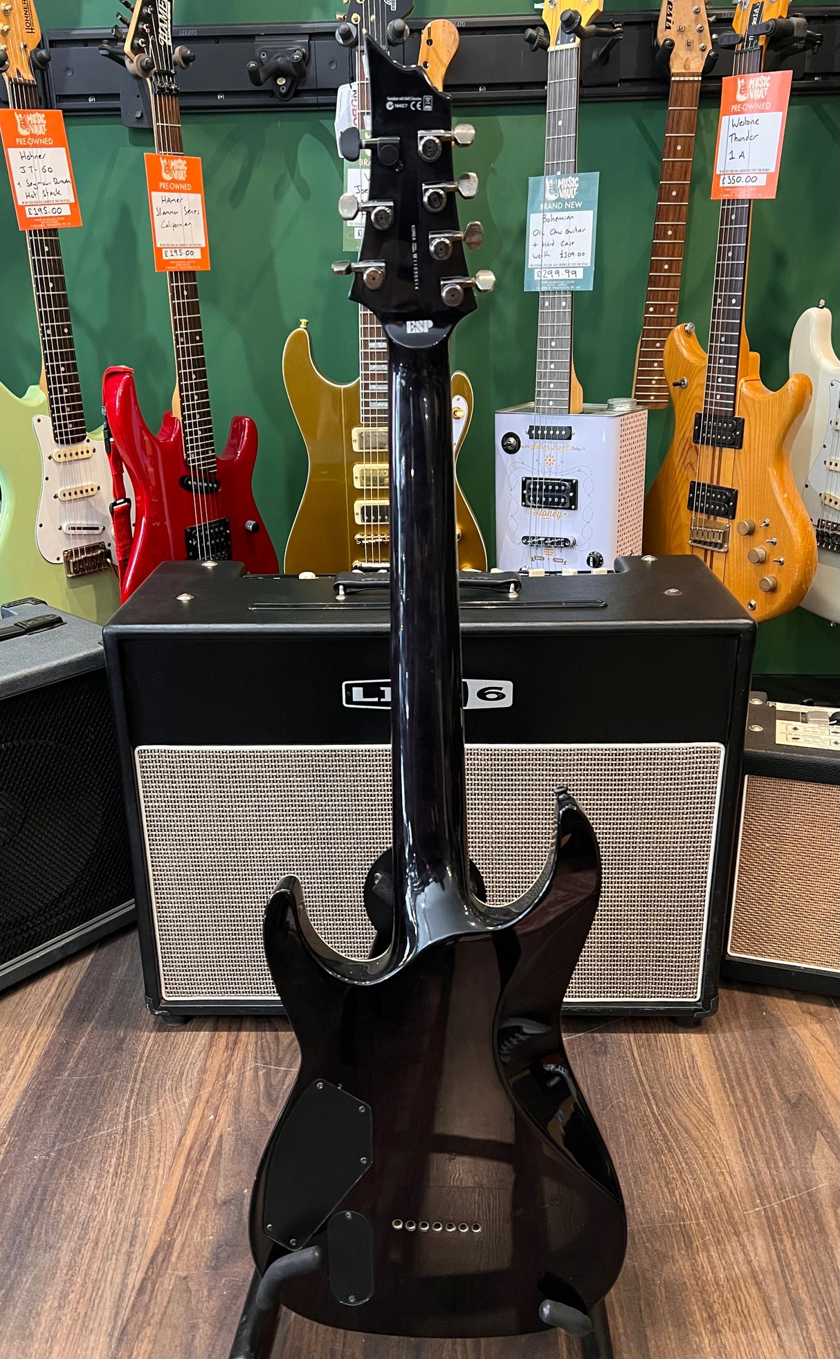 ESP LTD H1007 7 String See Thru Black (Pre-Owned) - Music Vault