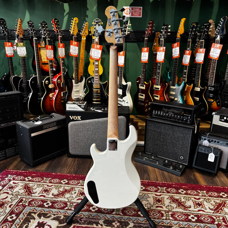 Yamaha BB235 5 String Bass Guitar Vintage White + Case (Pre-Owned) - Music Vault