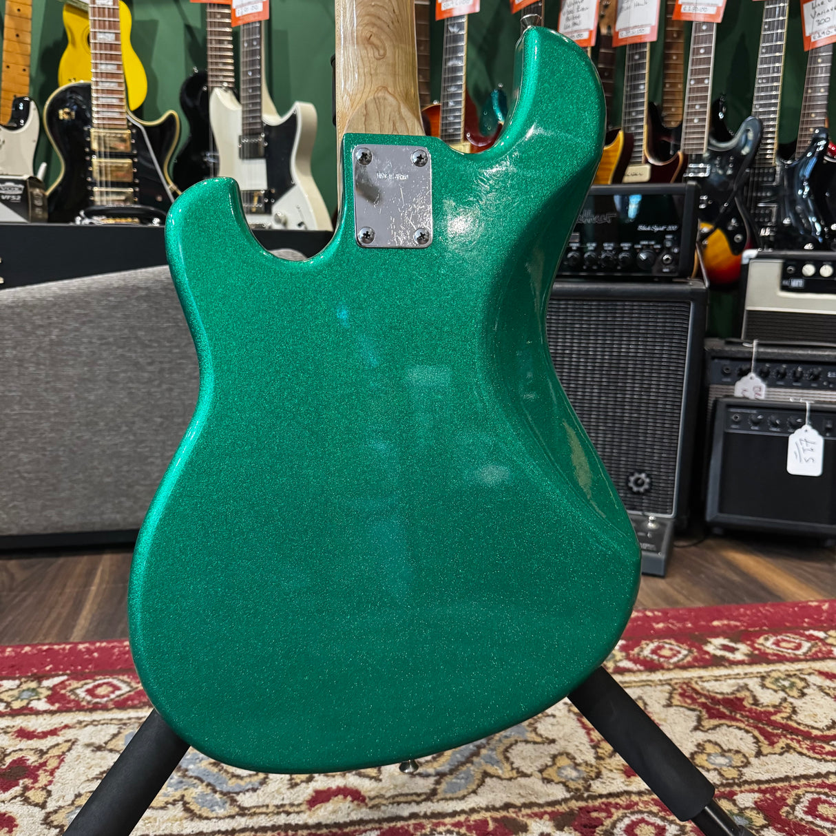 Jarock/Ibanez Blazer Electric Bass Guitar Green Sparkle (Pre-Owned)