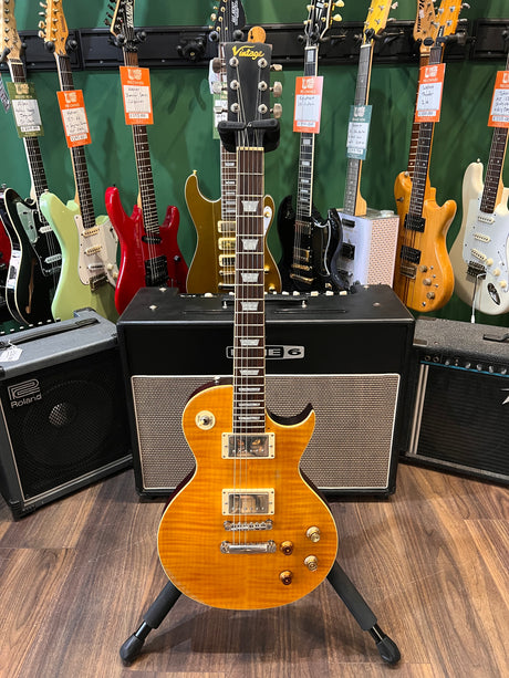 Vintage Icon V100MRPGM Distressed Lemon Drop (Pre-Owned) - Music Vault