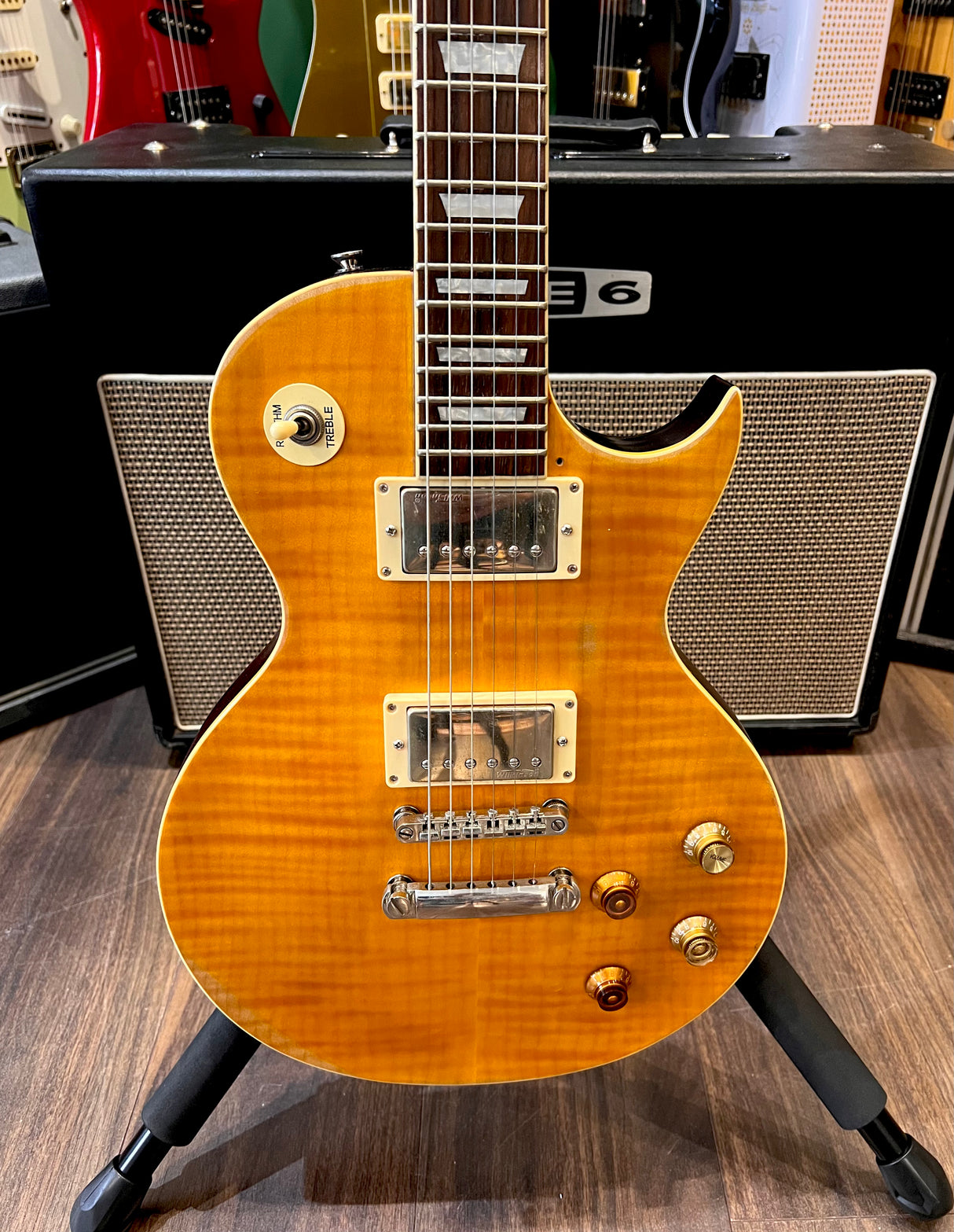 Vintage Icon V100MRPGM Distressed Lemon Drop (Pre-Owned) - Music Vault