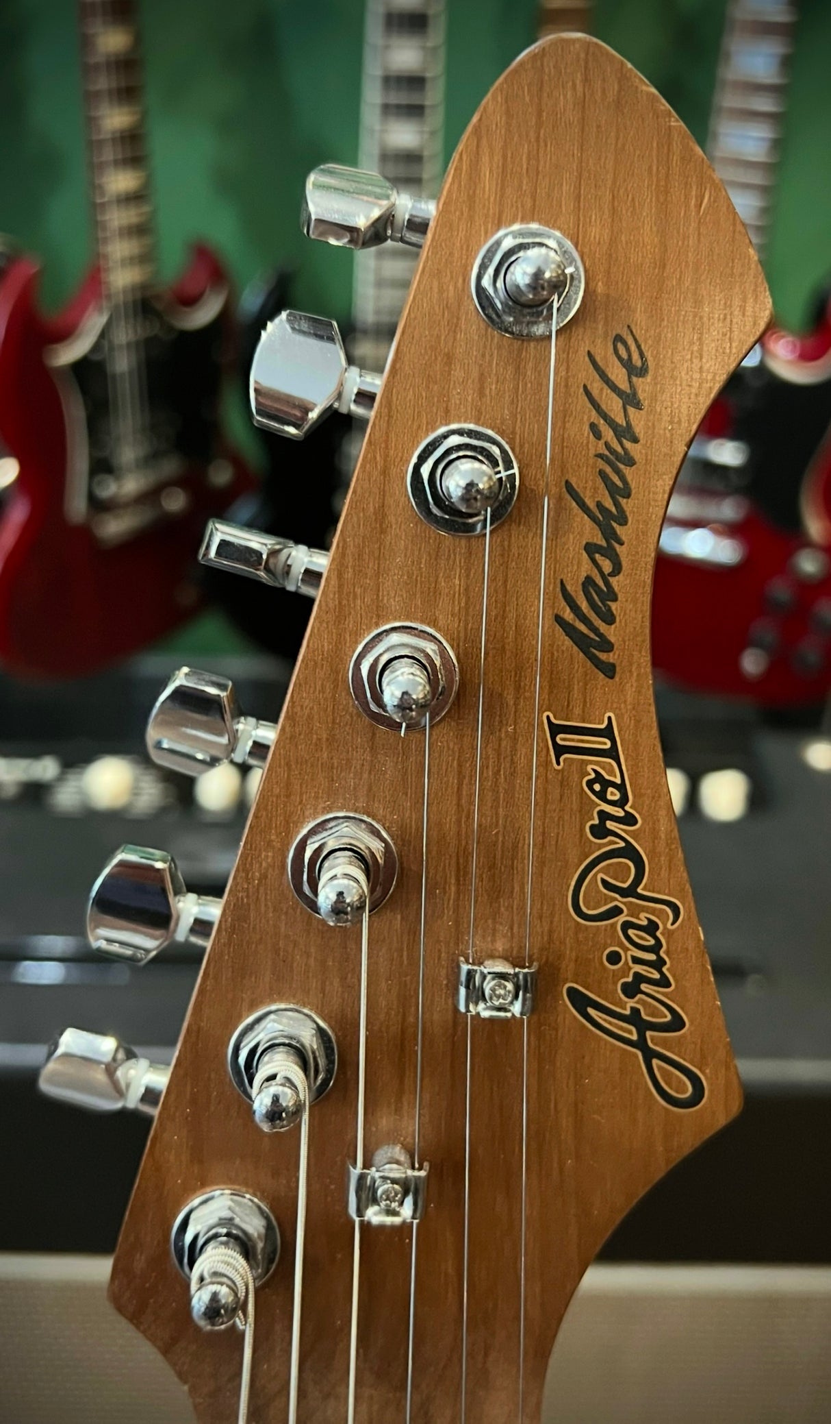 Aria 615 MKII Nashville Telecaster Turquoise Blue (Pre-Owned)
