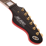 Joe Doe By Vintage Gas Jockey Electric Guitar Pump Red + Hard Case