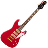Joe Doe By Vintage Gas Jockey Electric Guitar Pump Red + Hard Case