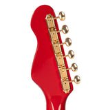 Joe Doe By Vintage Gas Jockey Electric Guitar Pump Red + Hard Case