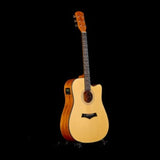 Arrow Guitars Silver Dreadnought Cutaway Electro Acoustic Guitar