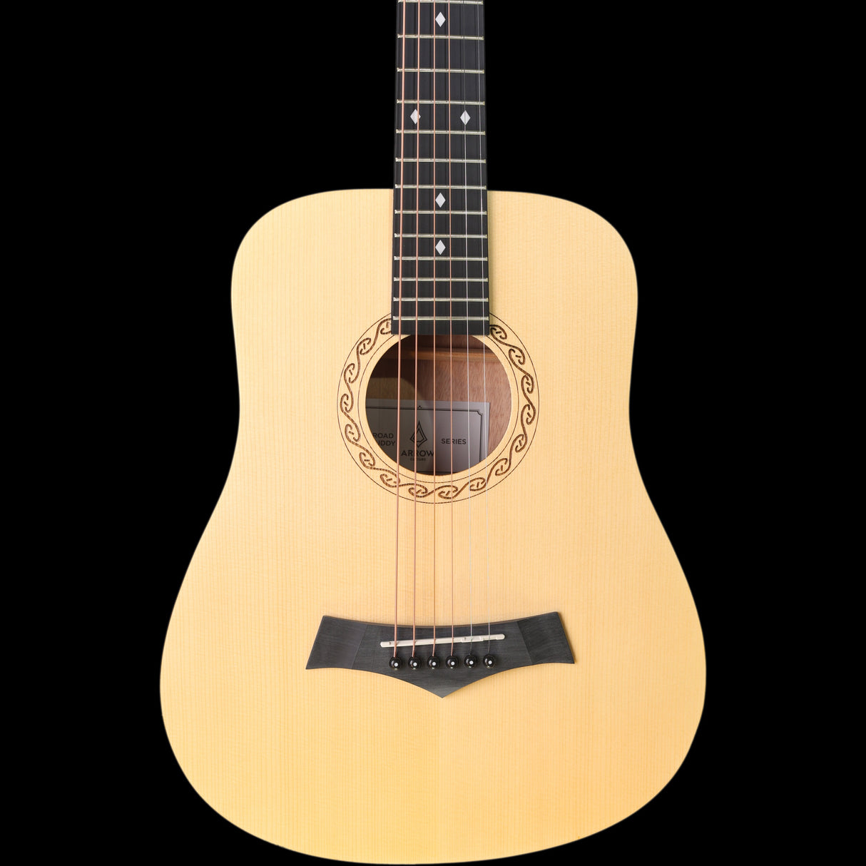 Arrow Guitars Road Buddy Spruce Travel Acoustic Guitar