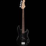 Arrow Guitars Session Precision Bass Guitar Abyss Black