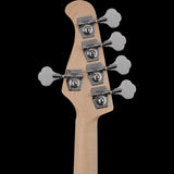 Arrow Guitars Session 5 String Precision Bass Guitar Snow White