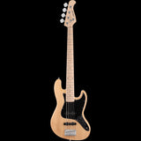 Arrow Guitars Louisiana 5 String Jazz Bass Guitar Natural