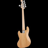Arrow Guitars Louisiana 5 String Jazz Bass Guitar Natural