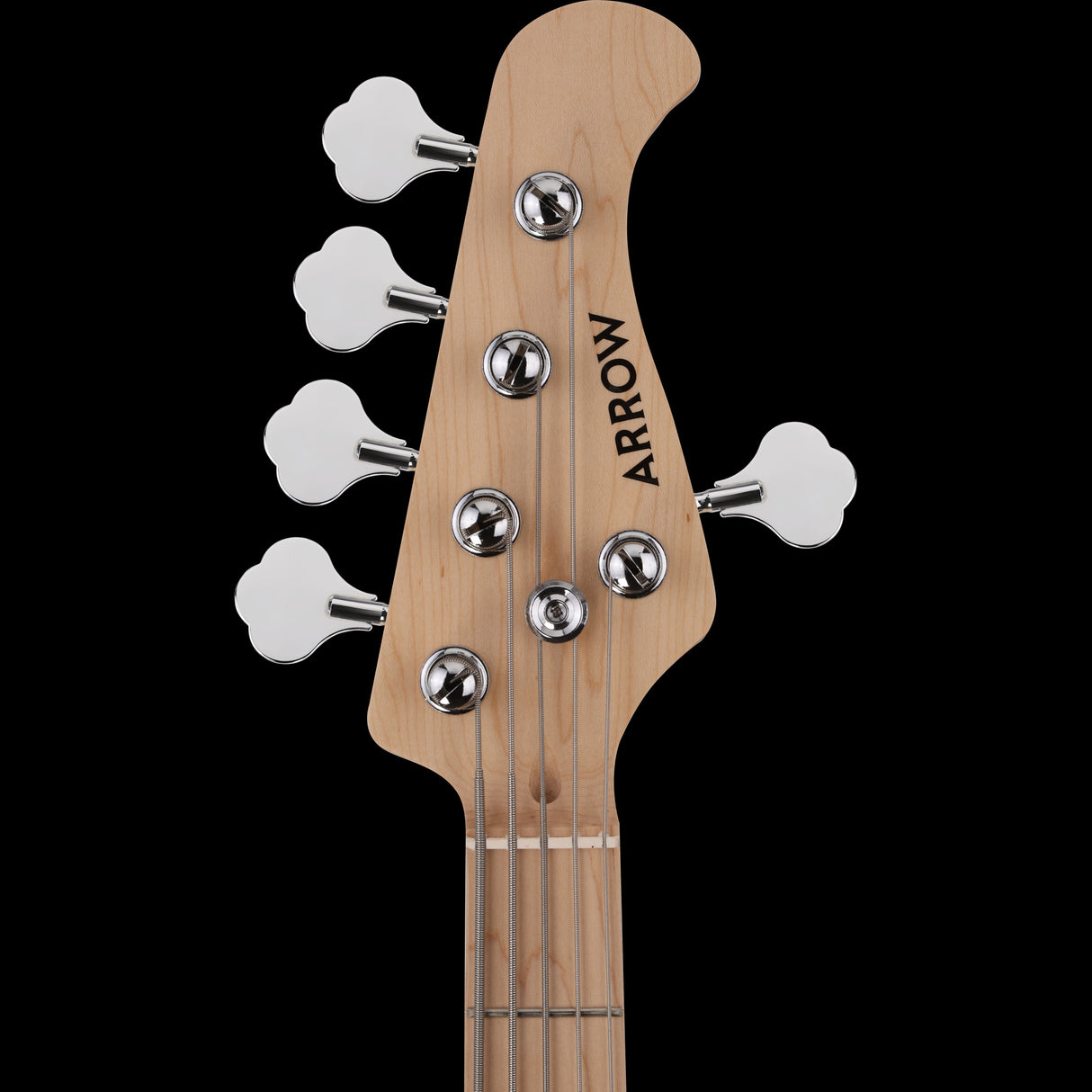 Arrow Guitars Louisiana 5 String Jazz Bass Guitar Natural