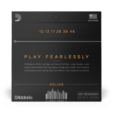 D'Addario NYXL Regular Light Electric Guitar Strings 10-46 - Music Vault