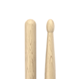 Promark Classic Attack 5B Shira Kashi Oak Drumsticks Oval Wood Tip