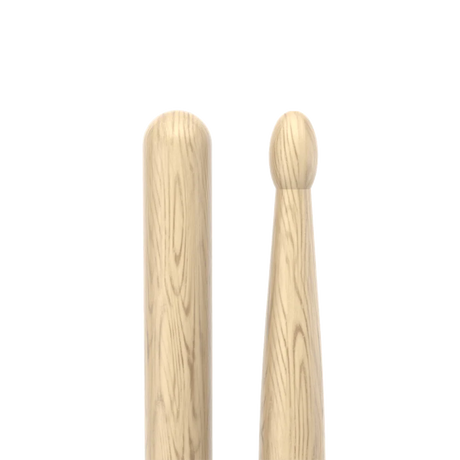 Promark Classic Attack 5B Shira Kashi Oak Drumsticks Oval Wood Tip - Music Vault