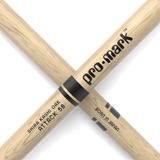 Promark Classic Attack 5B Shira Kashi Oak Drumsticks Oval Wood Tip
