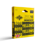 Rotosound Roto Yellows Electric Guitar Strings Triple Pack R10-3 (10-46)