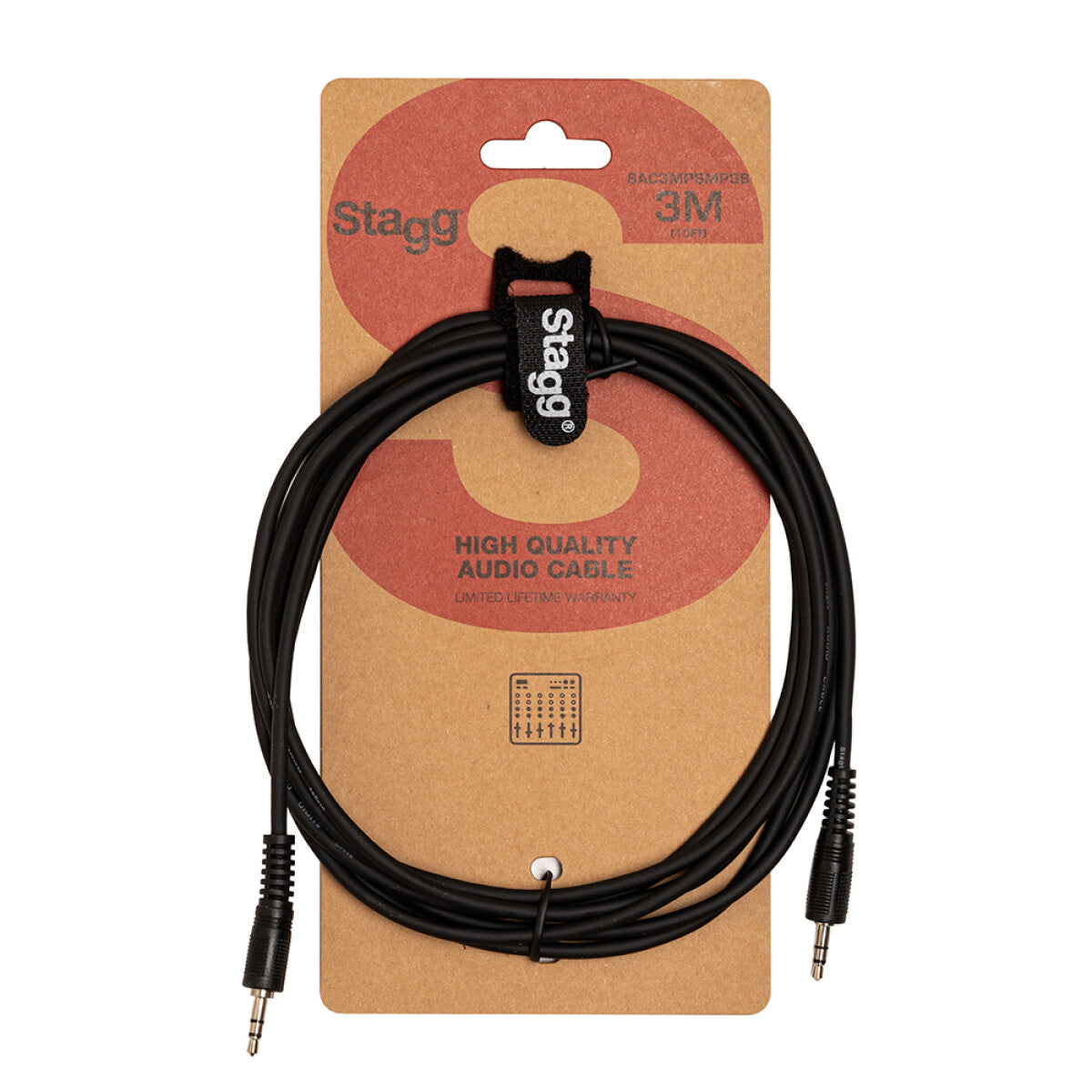 Stagg 3.5mm Stereo Jack to 3.5mm Stereo Jack Cable