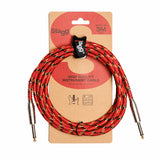 Stagg S-Series Vintage Tweed Instrument Cable, Jack to Jack