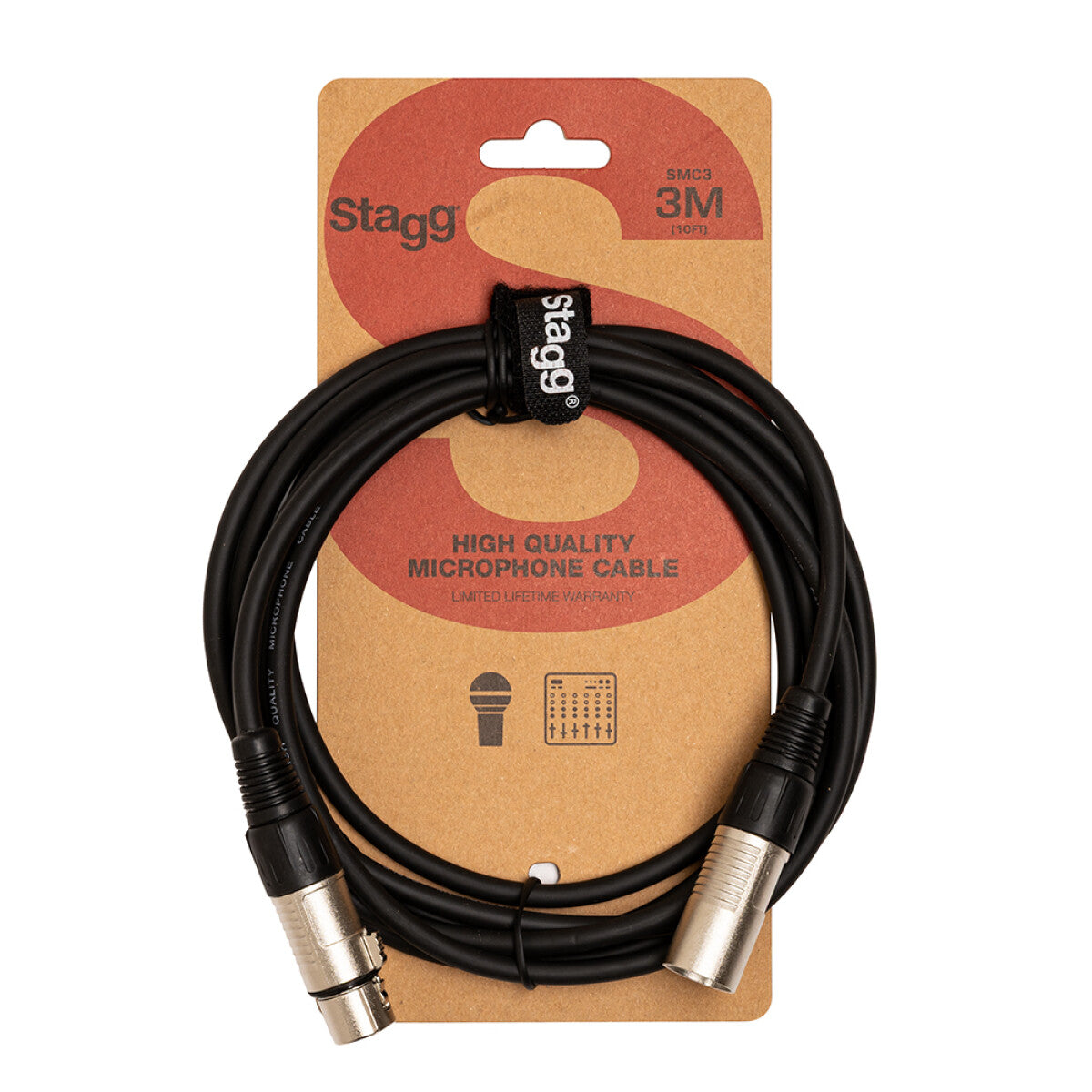 Stagg S-Series Microphone Cable, XLR to XLR