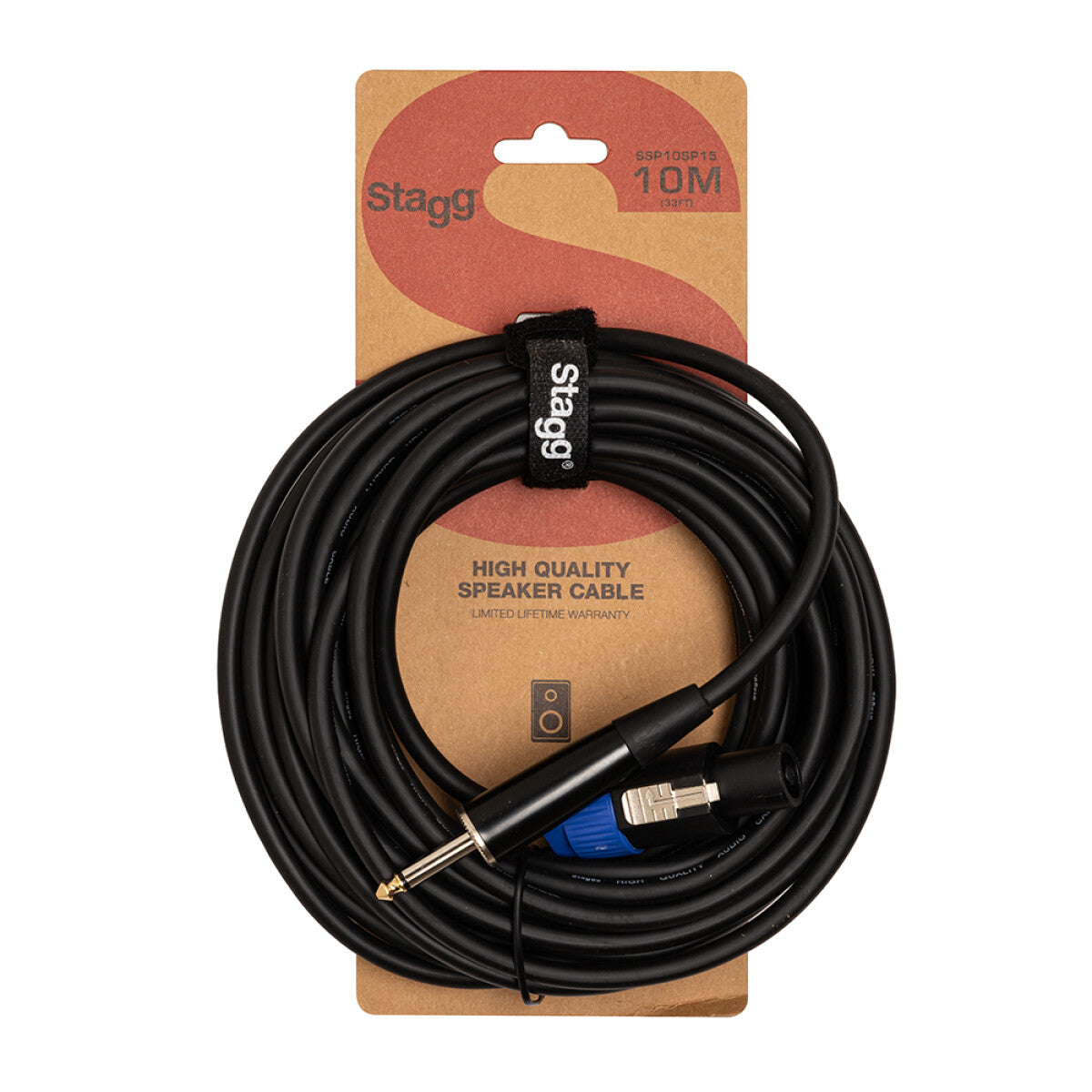 Stagg Speaker Cable, Speakon to Jack