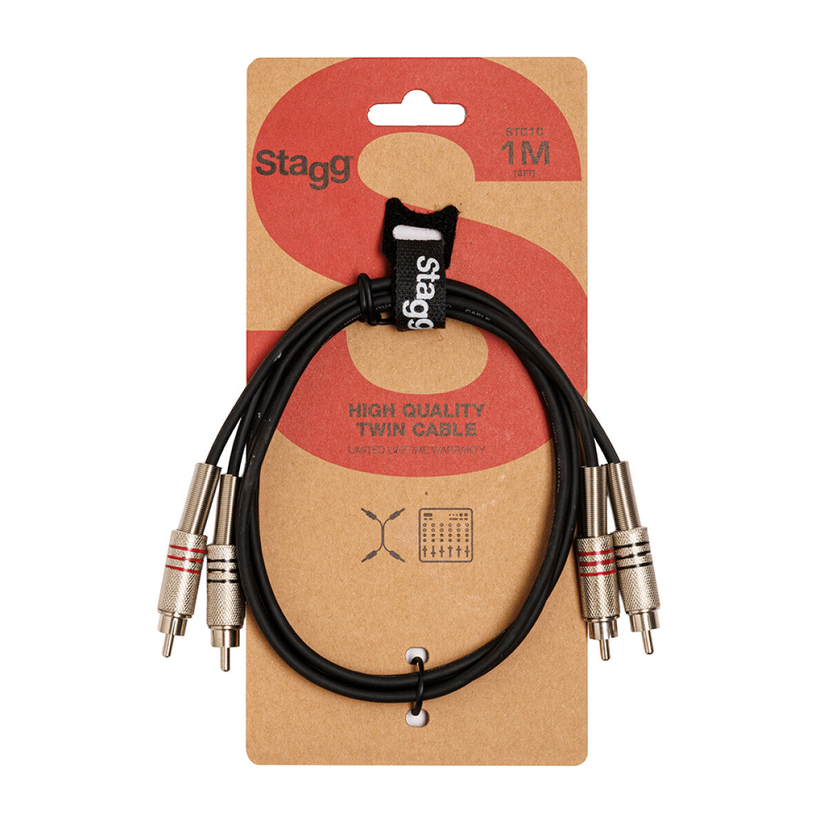 Stagg Phono (RCA) Twin Cable