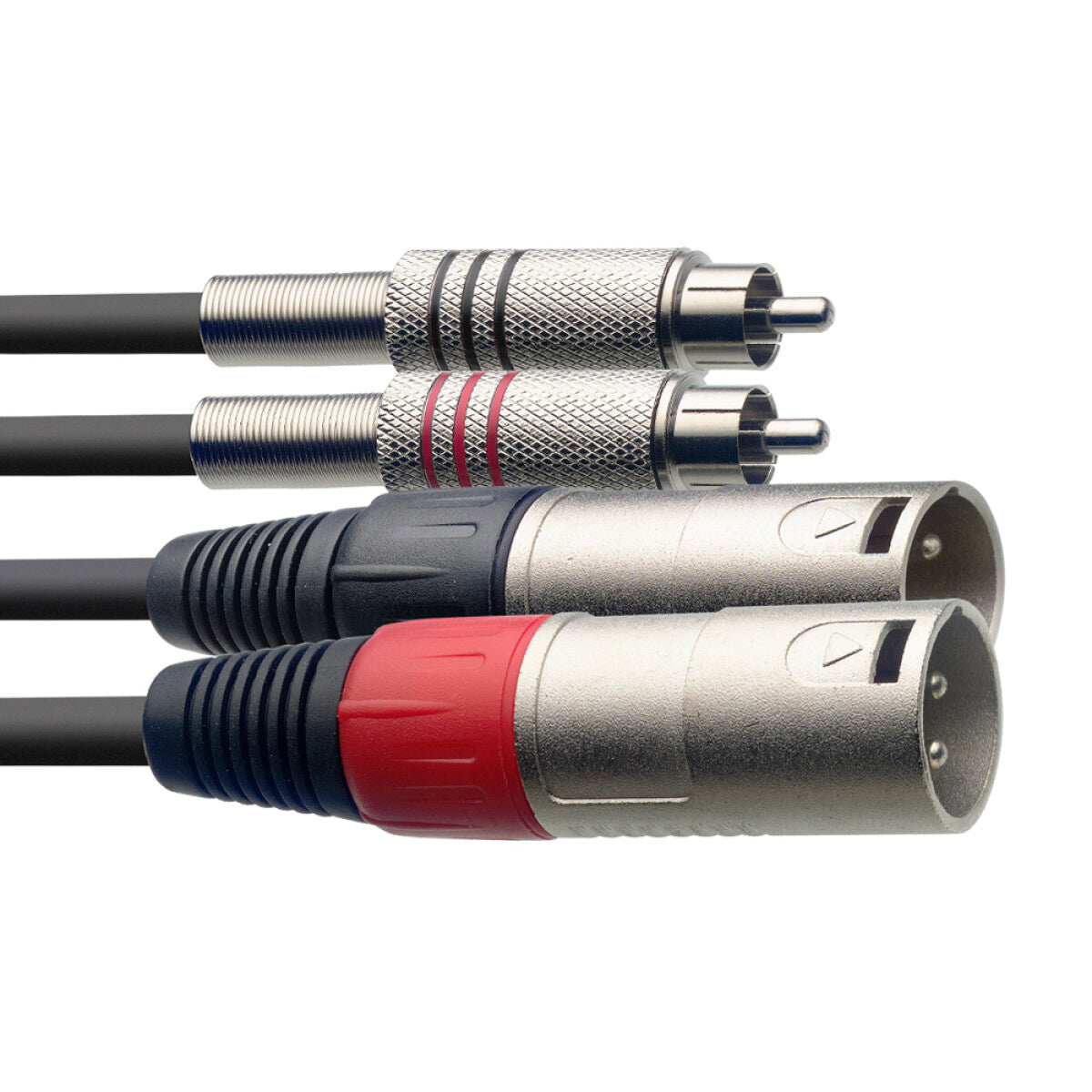 Stagg Stereo Phono to XLR Male Twin Cable