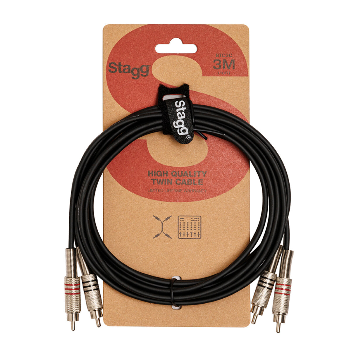 Stagg Phono (RCA) Twin Cable
