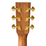 Vintage VE800MH Mahogany Series Parlour Electro Acoustic Guitar - Music Vault