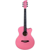 Brunswick BF100 Cutaway Auditorium Acoustic Baby Pink