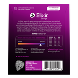 Elixir Nanoweb 80/20 Bronze Coated Acoustic Guitar Strings Light (12-53)
