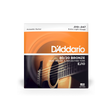 D'Addario 80/20 Bronze Acoustic Guitar Strings Extra Light EJ10 - Music Vault