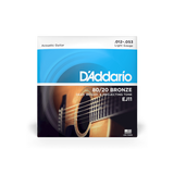 D'Addario 80/20 Bronze Acoustic Guitar Strings Light EJ11 - Music Vault