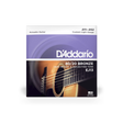 D'Addario 80/20 Bronze Acoustic Guitar Strings Custom Light EJ13 - Music Vault