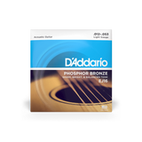 D'Addario Phosphor Bronze Acoustic Guitar Strings Light EJ16 - Music Vault