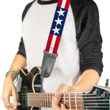 Buckle-Down Guitar Strap Stars & Stripes